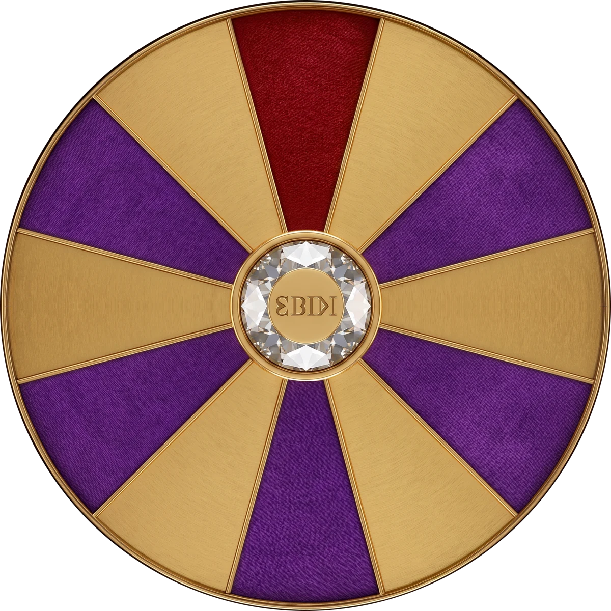 Golden and purple prize wheel representing the spread of bonus round outcomes
