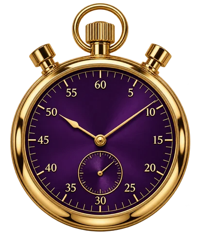 A stopwatch, a simple reminder to set a session time limit before playing at Here2Win Casino