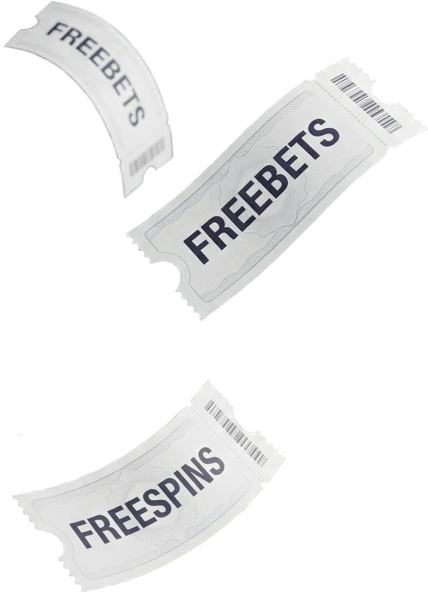 Free bet and free spins tickets tied to the Here2Win Casino welcome bonus